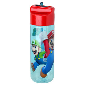 Super Mario Trinkflasche ca. 540 ml BLAU / ROT
