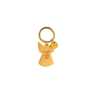 Schlüsselanhänger Schutzengel Alwa, gold