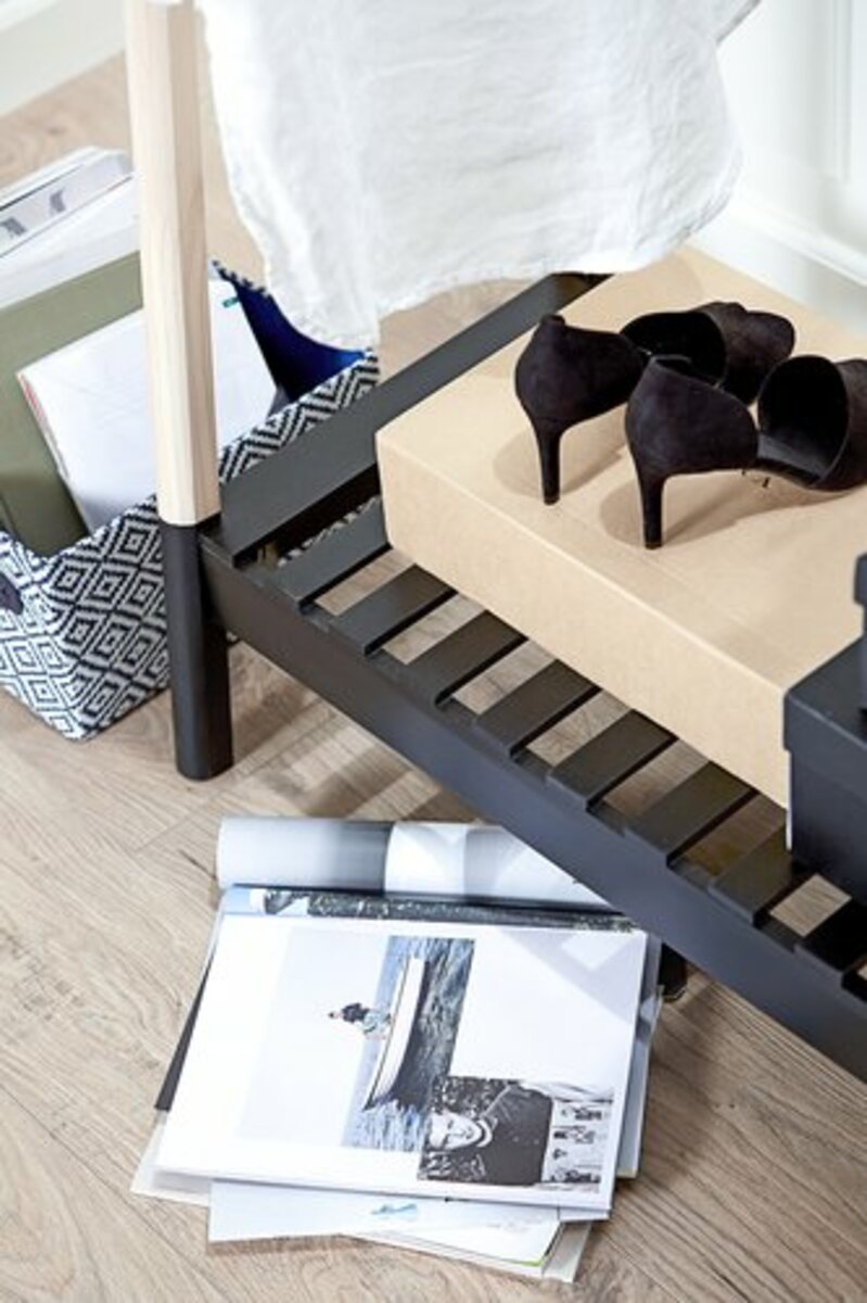 Bild 4 von Kleiderständer JENNET m/Schuhablage natur/schwarz