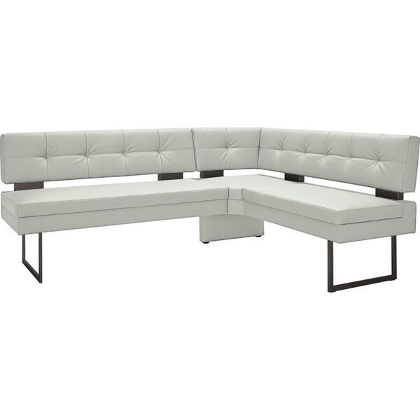 Bild 1 von Dieter Knoll Eckbank, Hellgrau, Metall, Textil, 3-4-Sitzer, L-Form, 200x158 cm, Emas, Dgm, Lederauswahl, Stoffauswahl, Typenauswahl, planbar, Truhe im Sitz, mit Rückenlehne, Esszimmer, Bänke, Eckb