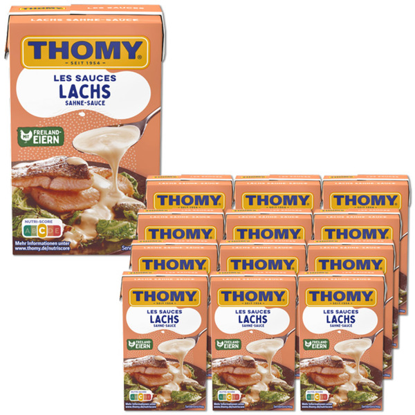 Bild 1 von Thomy Les Sauces Lachs Sahne-Sauce 12x250ML