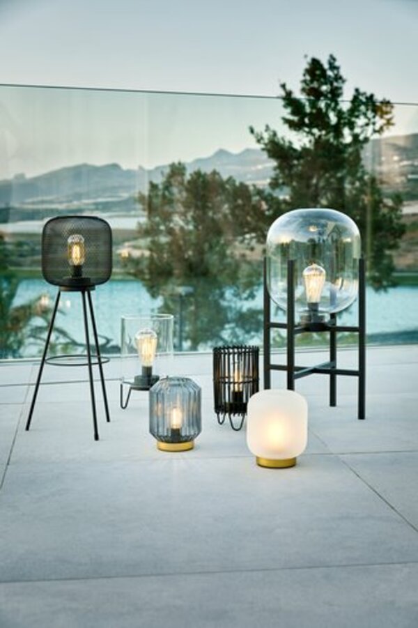 Bild 2 von Dekoleuchte VANNRIKSE Ø24xH59cm schwarz