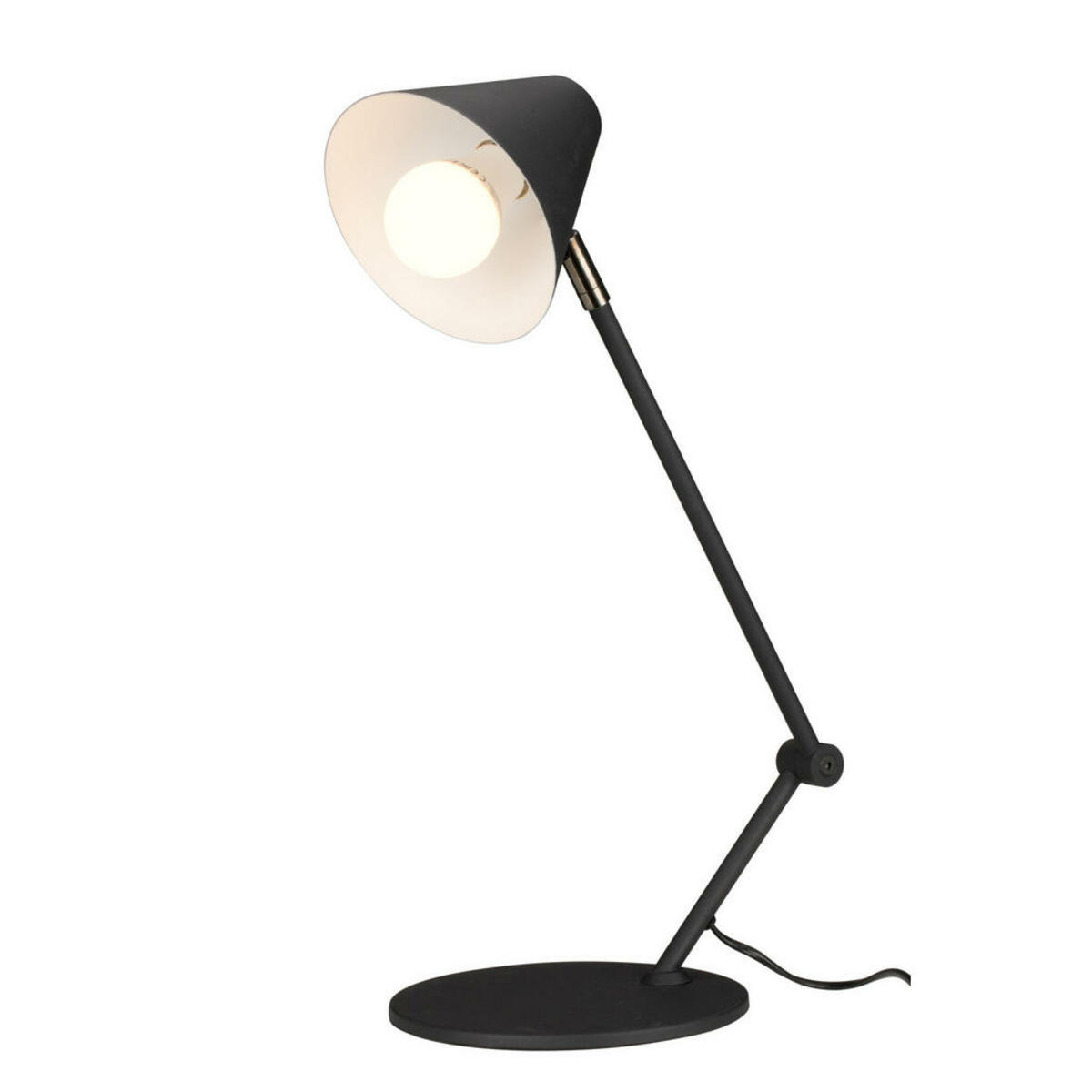 Bild 1 von Novel Tischleuchte, Schwarz, Metall, Uni,Uni, rund,rund, 20x30-60x45 cm, RoHS, Bsci, Schnurschalter, Lampen & Leuchten, Innenbeleuchtung, Tischlampen