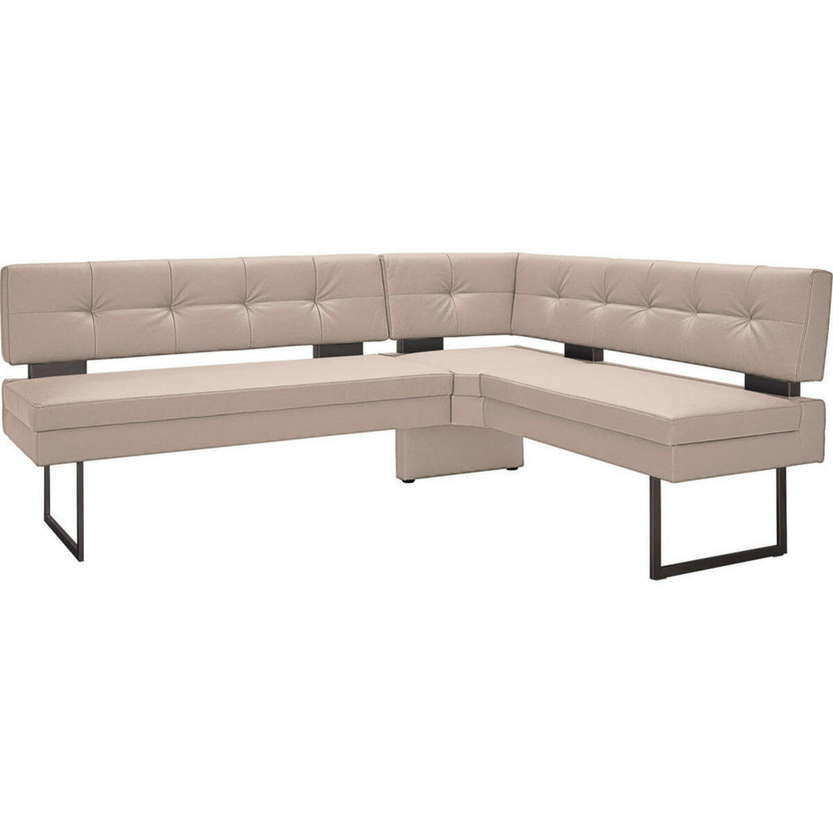 Bild 1 von Dieter Knoll Eckbank, Creme, Metall, Textil, 3-4-Sitzer, L-Form, 200x158 cm, Emas, Dgm, Lederauswahl, Stoffauswahl, Typenauswahl, planbar, Truhe im Sitz, mit Rückenlehne, Esszimmer, Bänke, Eckbänk