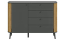 Bild 1 von Kommode ¦ grau ¦ Maße (cm): B: 120 H: 88 T: 40 Kommoden & Sideboards > Kommoden - Sconto