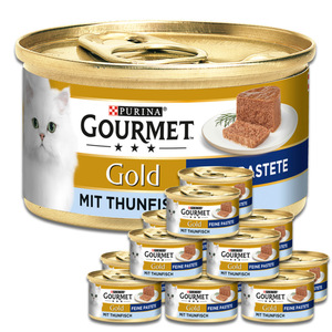 Purina Gourmet Gold Feine Pastete mit Thunfisch 12x85G