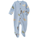 Bild 1 von Baby Schlafanzug mit Allover-Print HELLBLAU