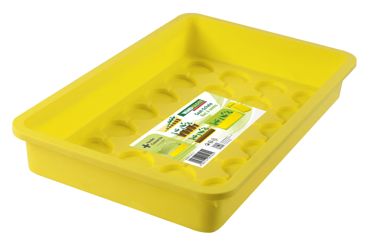 Bild 1 von Windhager Aussaat-Schale 38 x 24 x 6 cm, gelb