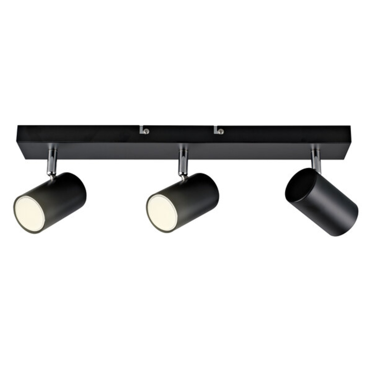 Bild 1 von LED-Deckenstrahler 3er Spot, inkl. 3x Gu10, schwarz