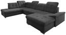 Bild 1 von Wohnlandschaft Zira Schwarz Nylon/Mikrofaser, Schwarz