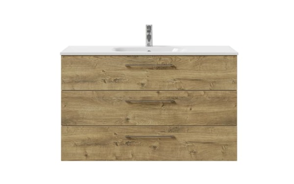 Bild 3 von Waschtisch Neapel, weiß, mit Armaturbohrung