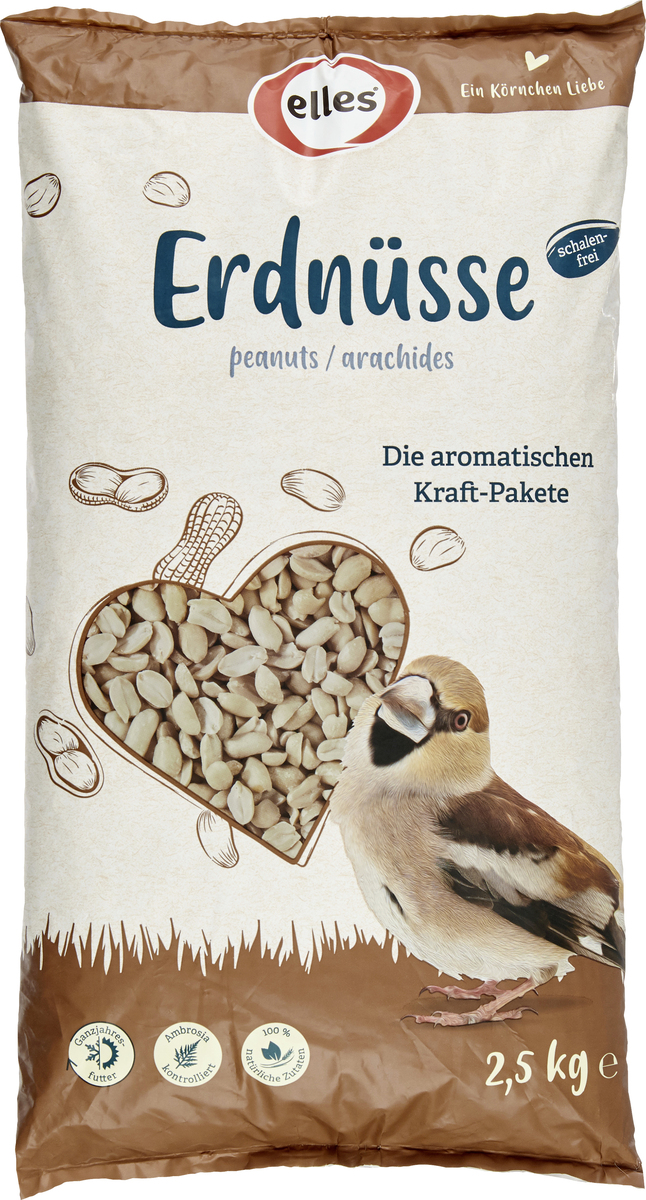 Bild 1 von Elles Wildvogelfutter Erdnüsse 2,5 kg