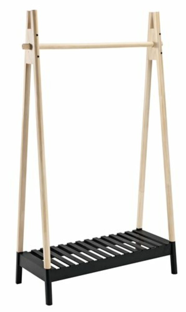 Bild 2 von Kleiderständer JENNET m/Schuhablage natur/schwarz