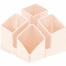 Bild 1 von Schreibtischköcher Scala mit 4 Fächern und Kartenständer quarz rosa