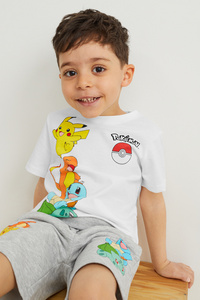 C&A Pokémon-Kurzarmshirt, Weiß, Größe: 104