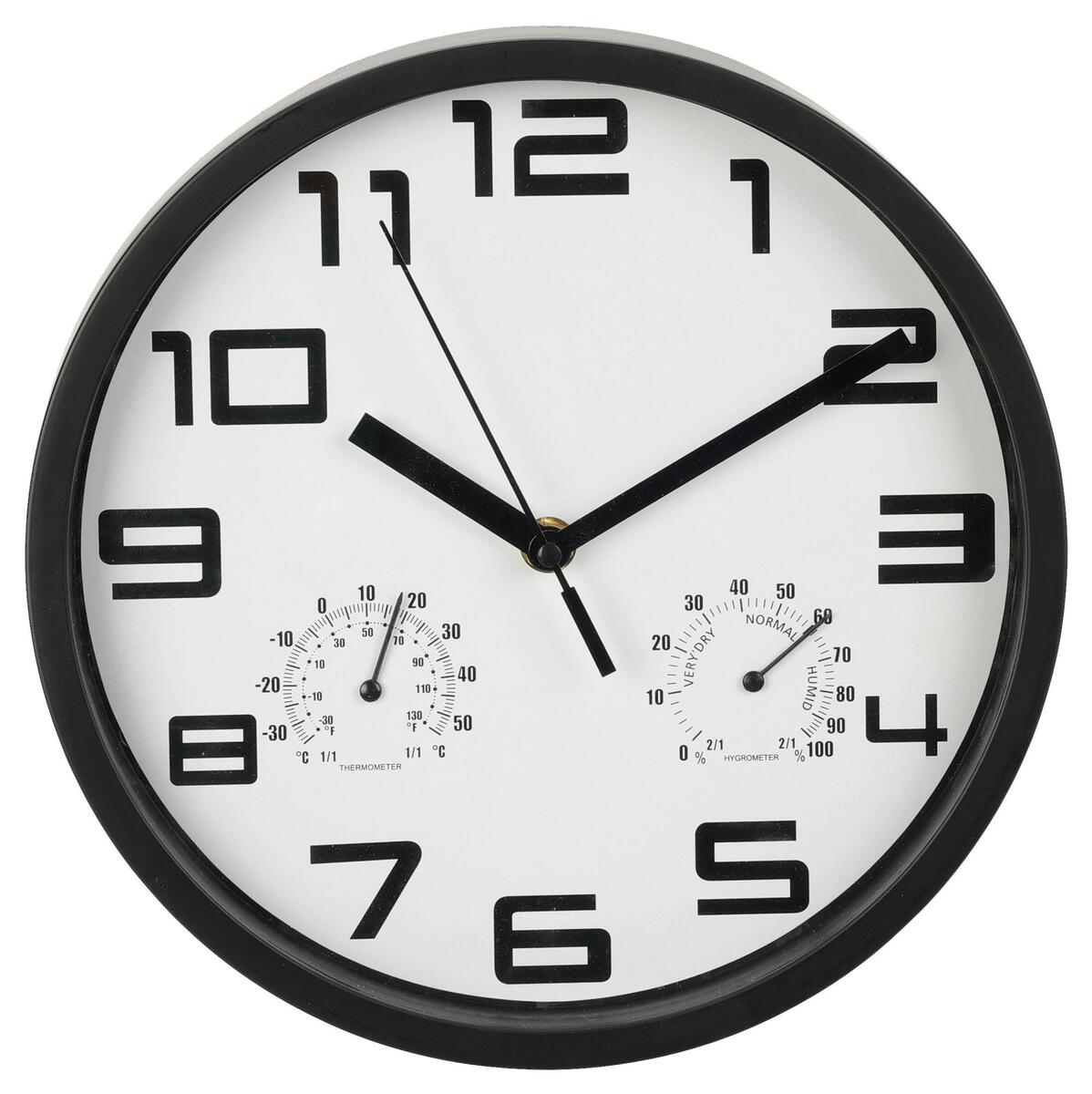 Bild 1 von Wanduhr Julina Ø ca. 25cm, Schwarz, Weiß