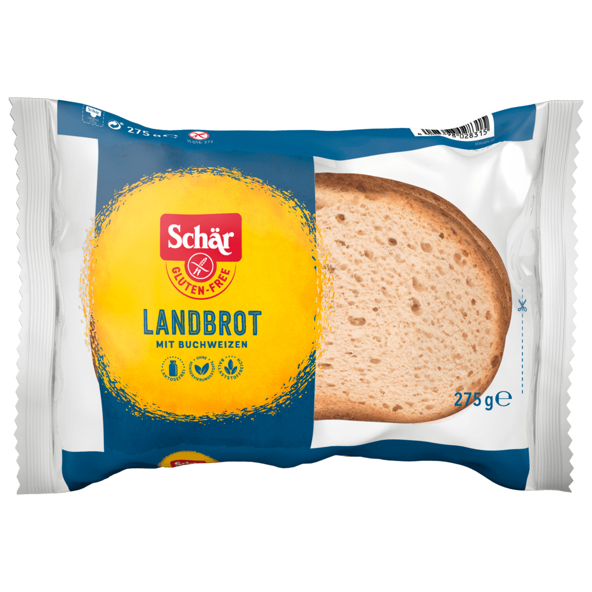 Bild 1 von Schär Landbrot mit Buchweizen glutenfrei 275g