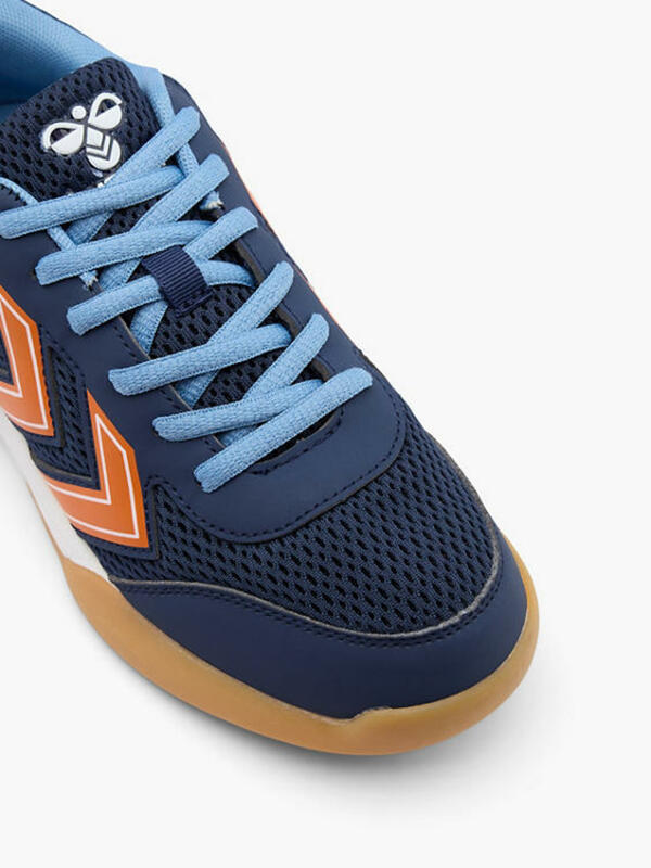 Hummel MULTIPLAY Flex VC JR - Scarpe Sportive Unisex Bambini, Antracite, Suola TPR Con Profilo Esagonale, Vegan