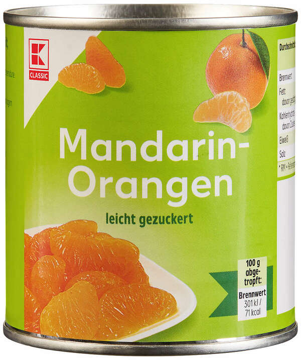 Bild 1 von K-CLASSIC Mandarin-Orangen