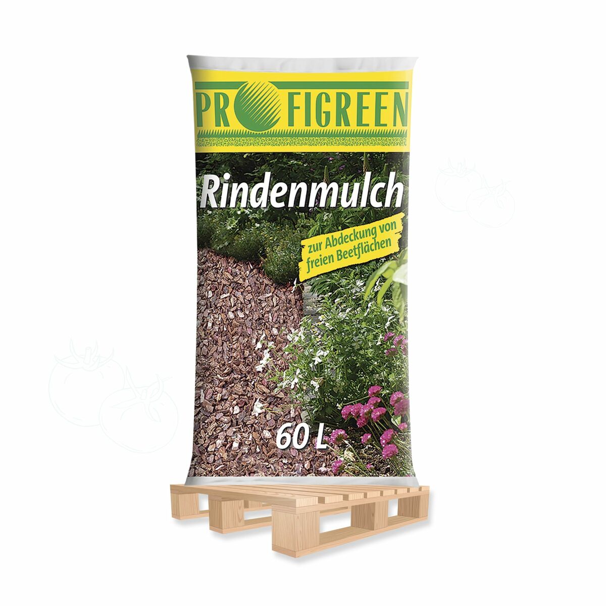 42 x 60 Liter Rindenmulch Vollpalette von Jawoll ansehen!