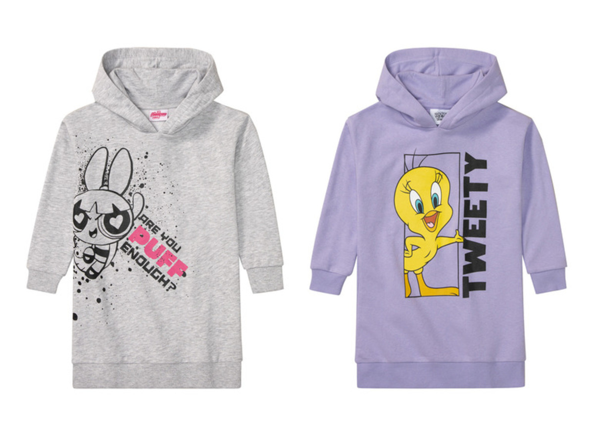 Bild 1 von Kleinkinder/Kinder Sweatkleid mit Kapuze