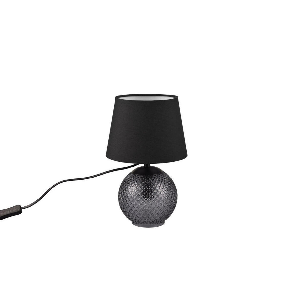 Bild 1 von Novel Tischleuchte Paso Doble, Schwarz, Glas, Textil, Uni,Uni, 29 cm, Lampen & Leuchten, Innenbeleuchtung, Tischlampen