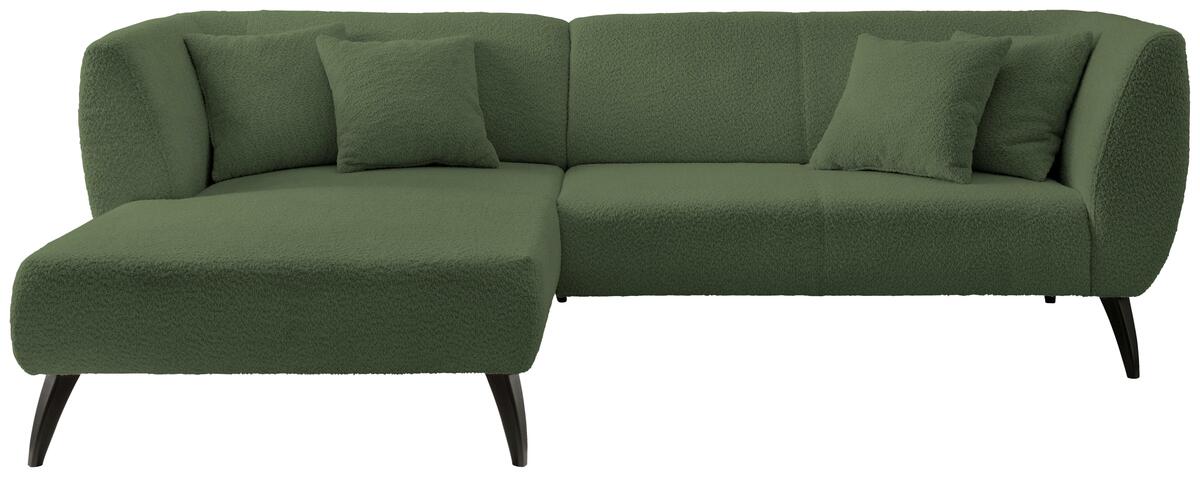 Bild 1 von Wohnlandschaft Colori Dunkelgrün Bouclé, Dunkelgrün