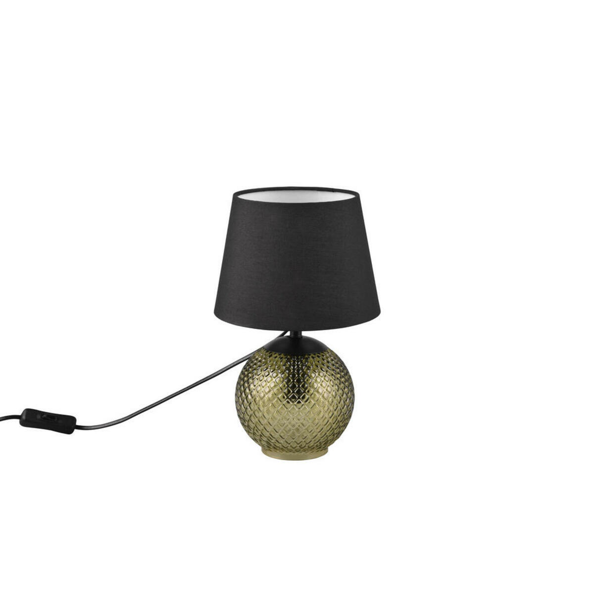 Bild 1 von Novel Tischleuchte Paso Doble, Grün, Glas, Textil, Uni,Uni, 29 cm, Lampen & Leuchten, Innenbeleuchtung, Tischlampen