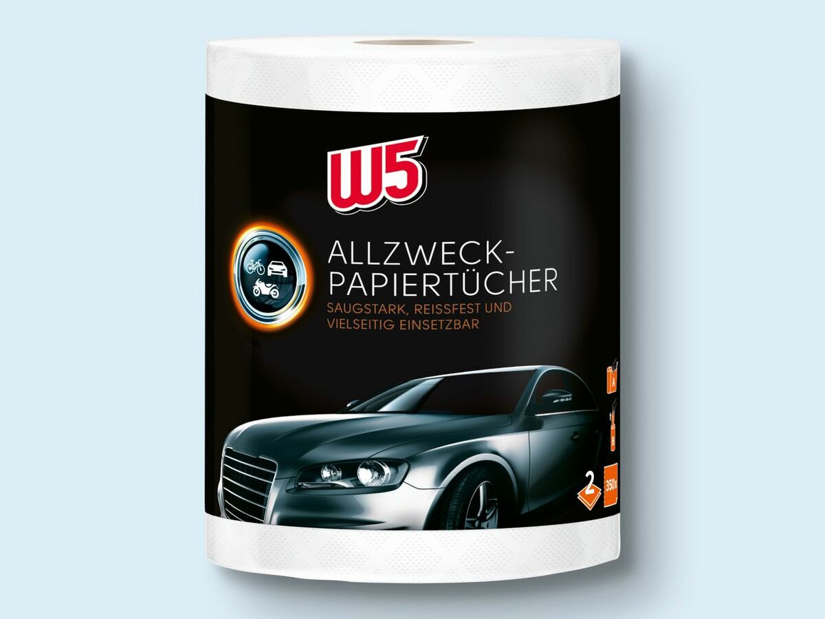 Bild 1 von W5 Allzweck-Papiertücher, 
         350 Blatt