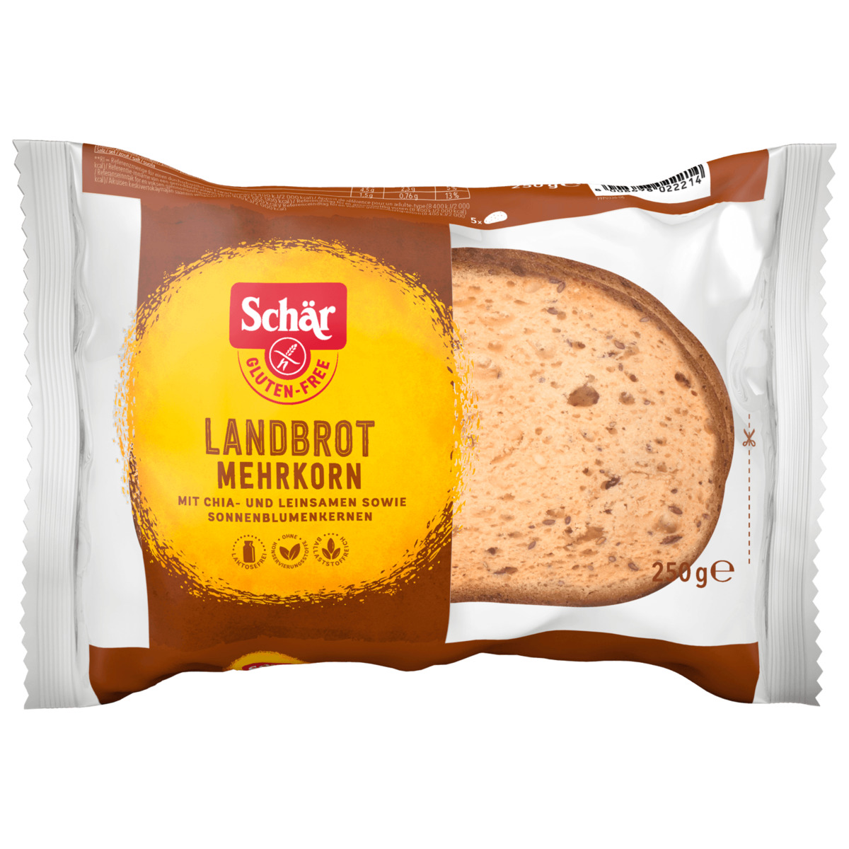 Bild 1 von Schär Landbrot Mehrkorn glutenfrei 250g