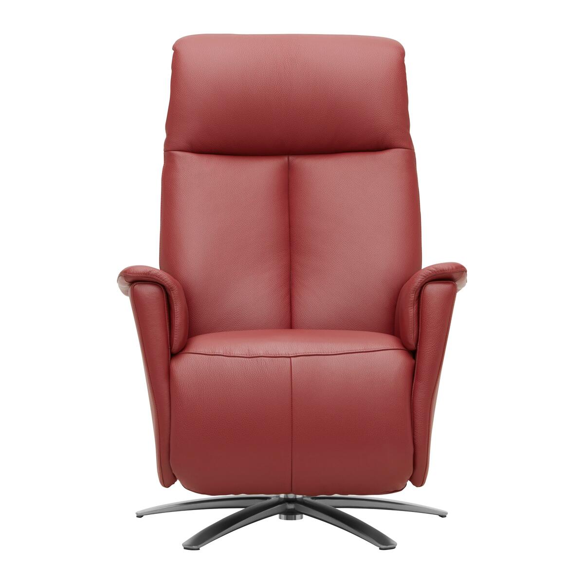 Bild 1 von Relaxsessel Tom Leder Rot, Rot