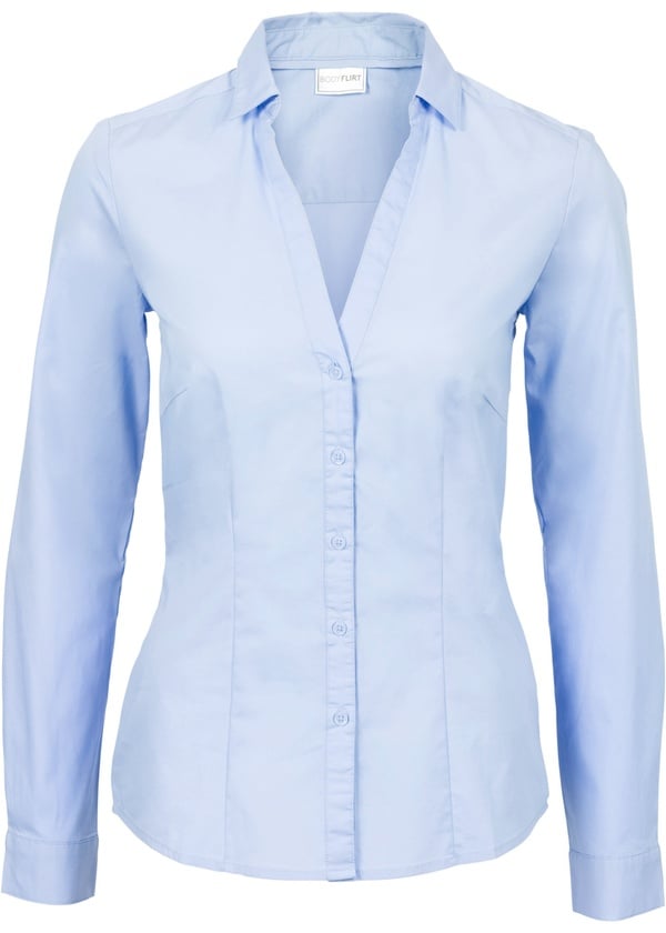 Bild 1 von Stretch-Bluse, 50, Blau