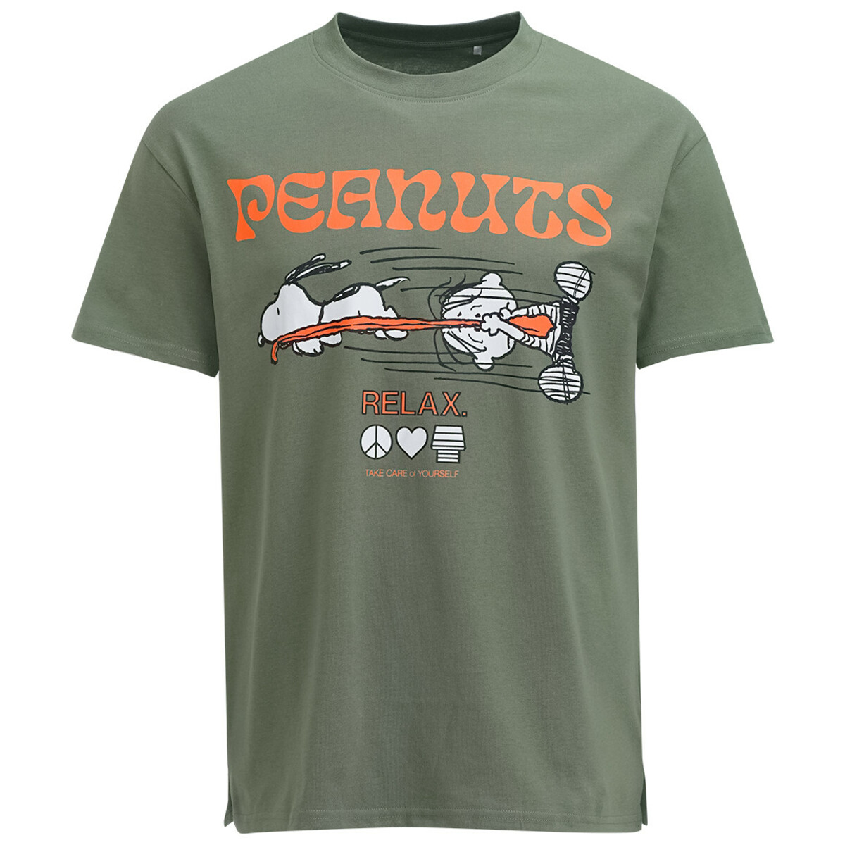 Bild 1 von Peanuts T-Shirt mit Print DUNKELGRÜN