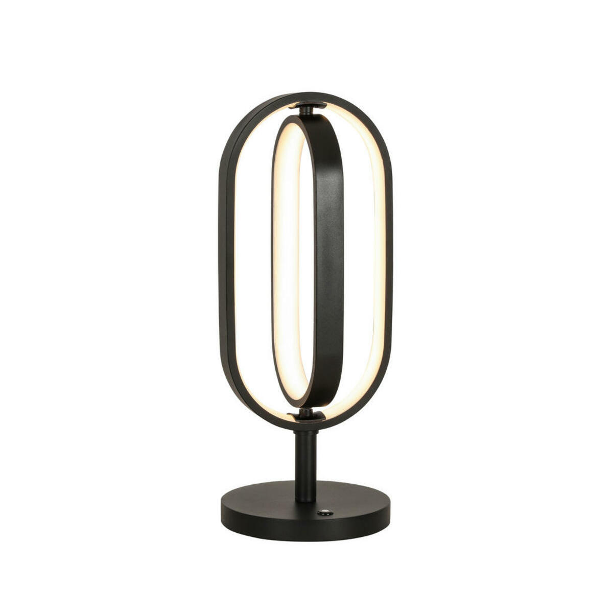 Bild 1 von Novel Led-Tischleuchte Nima, Schwarz, Metall, Kunststoff, Uni,Uni, F, 50 cm, Schnurschalter, Touch-Schalter (on/off), schwenkbar, transportabel, Lampen & Leuchten, Innenbeleuchtung, Tischlampen