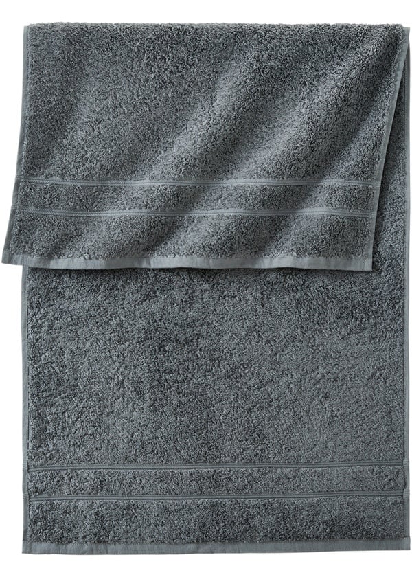 Bild 1 von Handtuch in weicher Qualität, 4 (Badetuch 100/160 cm), Grau