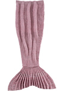 Kuscheldecke in Mermaid-Form, 0 (80/175 cm), Rosa