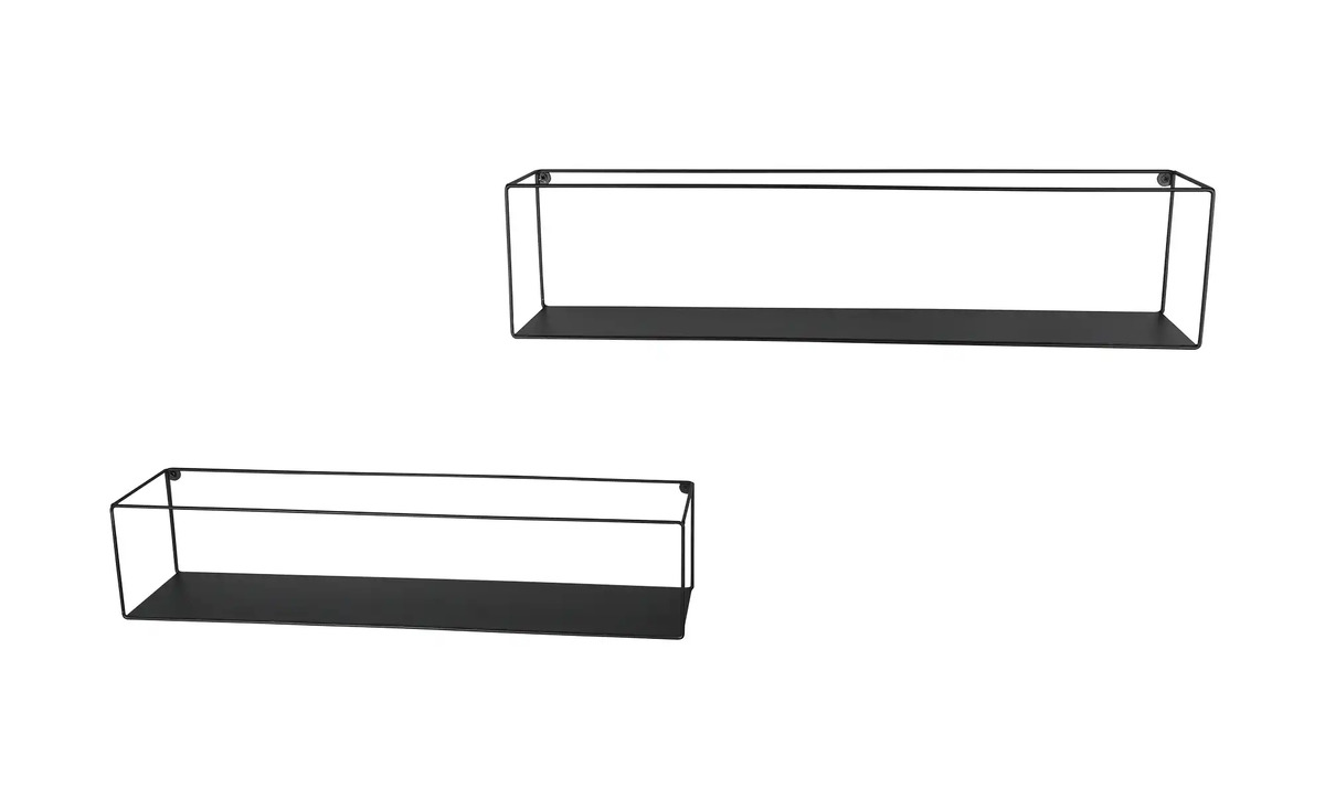 Bild 1 von Wandregal  Willemstad ¦ schwarz ¦ Maße (cm): B: 65 H: 15 T: 15 Regale > Wandregale - Sconto