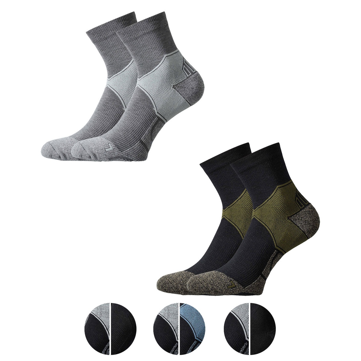 Bild 1 von CRANE Damen und Herren Outdoor-Sportsocken, 2 Paar
