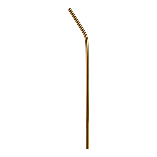 Bild 1 von Strohhalm aus Edelstahl, L:26cm, gold