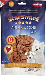 Nobby StarSnack Mini Chicken 'n Carrot 70 g 0629304753