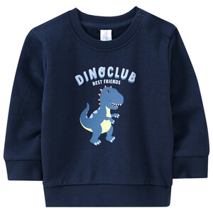 Baby Sweatshirt mit Dino-Print DUNKELBLAU