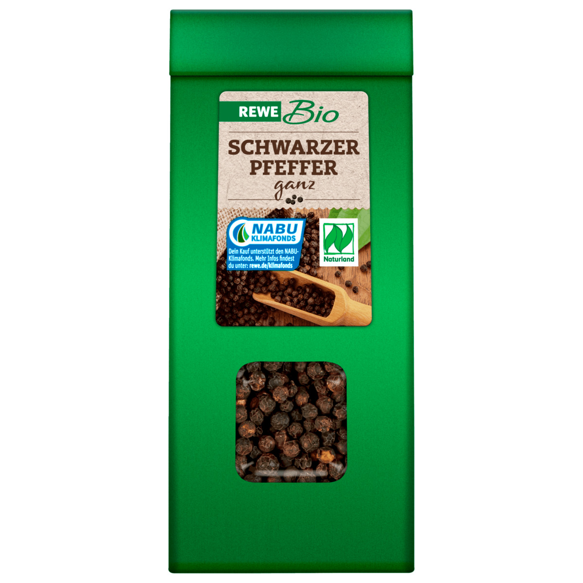 Bild 1 von REWE Bio Naturland Schwarzer Pfeffer ganz 70g