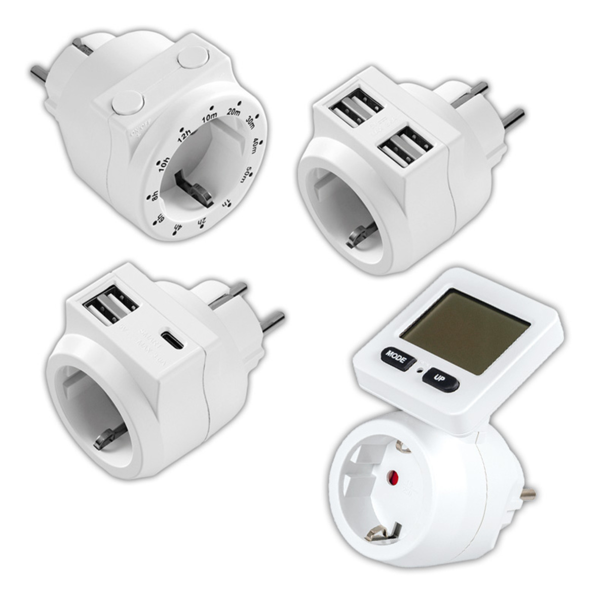 Bild 1 von Powertec Electric Steckdosenadapter