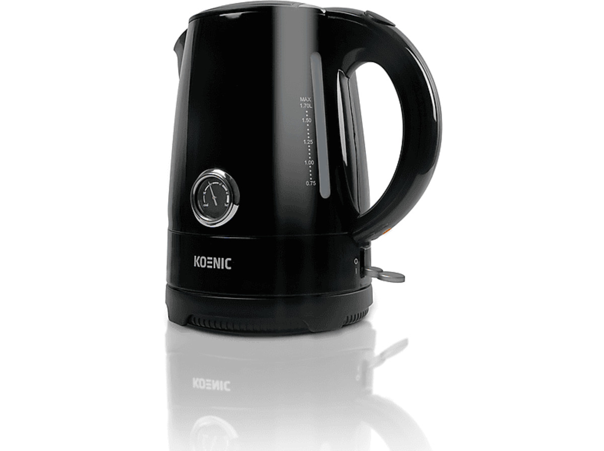 Bild 1 von KOENIC KWK 4331 B Wasserkocher, Schwarz, Schwarz