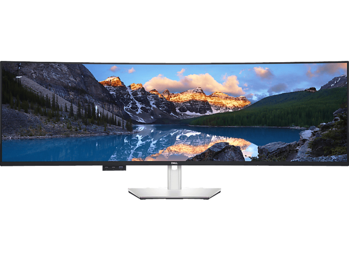 Bild 1 von DELL - B2B UltraSharp U4924DW 49 Zoll UHD 5K Business Monitor (14 ms Reaktionszeit, 60 Hz), Schwarz, Silber