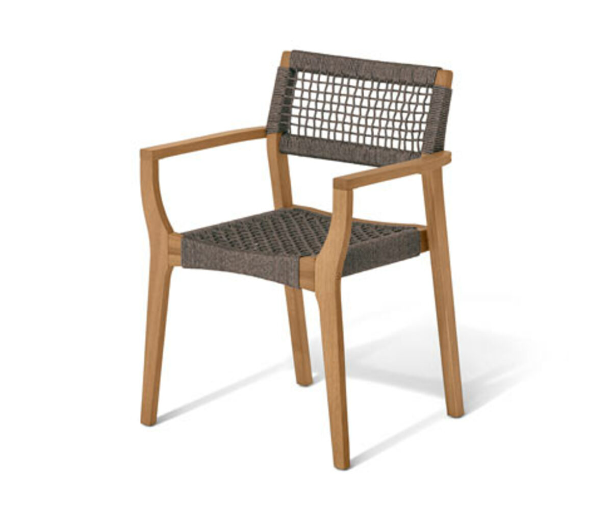 Bild 1 von Stapelbarer Dining-Stuhl mit Textilgeflecht