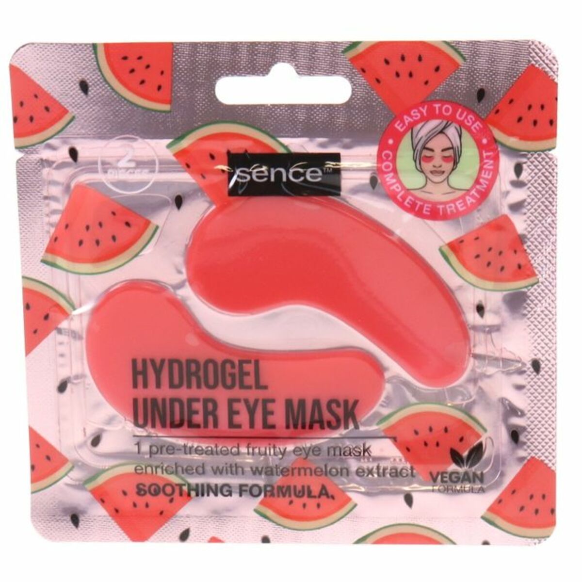 Bild 1 von Sence 3 x Augenmaske Wassermelone
