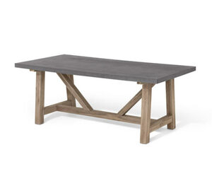 Dining-Tisch mit Beton-Tischplatte