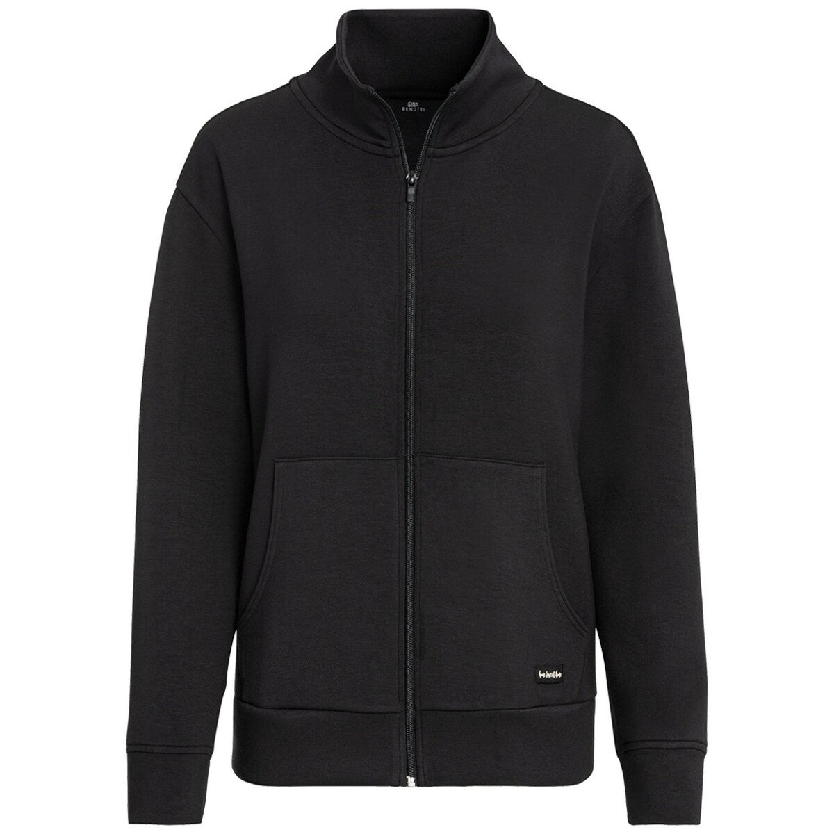 Bild 1 von Damen Sweatjacke mit Stehkragen SCHWARZ