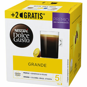 Nescafé Dolce Gusto Grande, 16+2 Kapseln